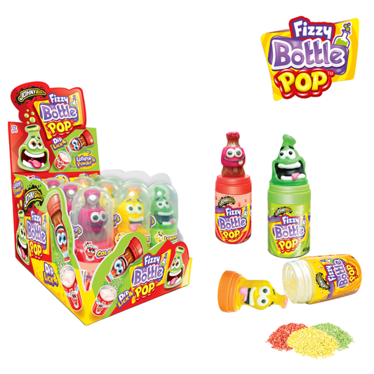 Johny Bee Fizzy Bottle Pop – La sucette qui fizz et pétille !