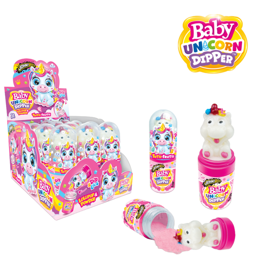 Johny Bee Baby Unicorn Lollipop – La Sucette qui fait pétiller les papilles !