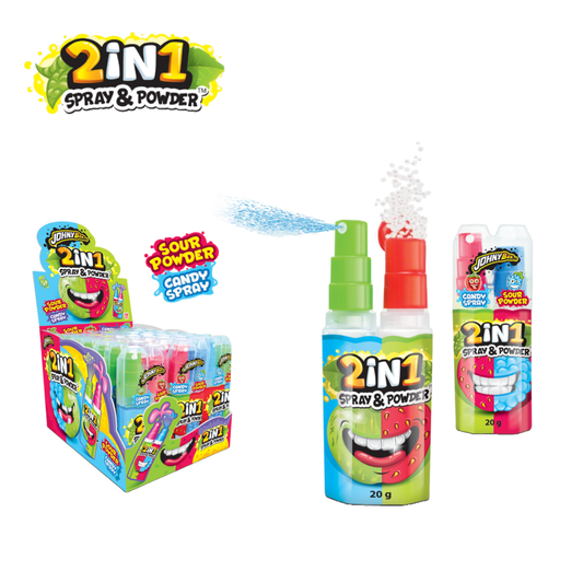 Johny Bee 2 en 1 Spray et Powder – Double plaisir, double fun !