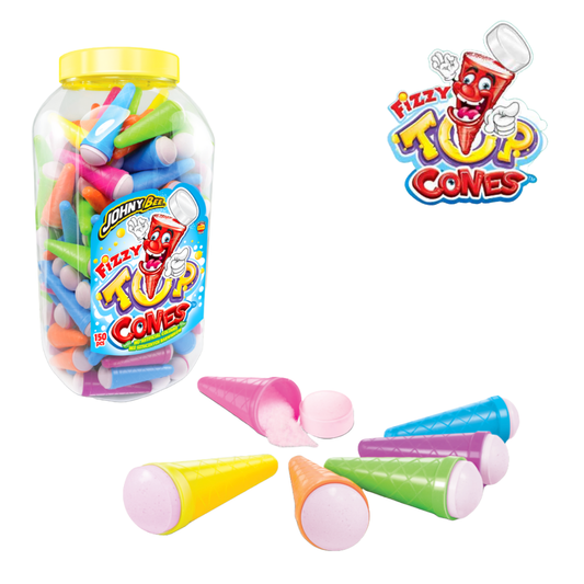 Johny Bee Top Cones – Les cônes pétillants en dextrose