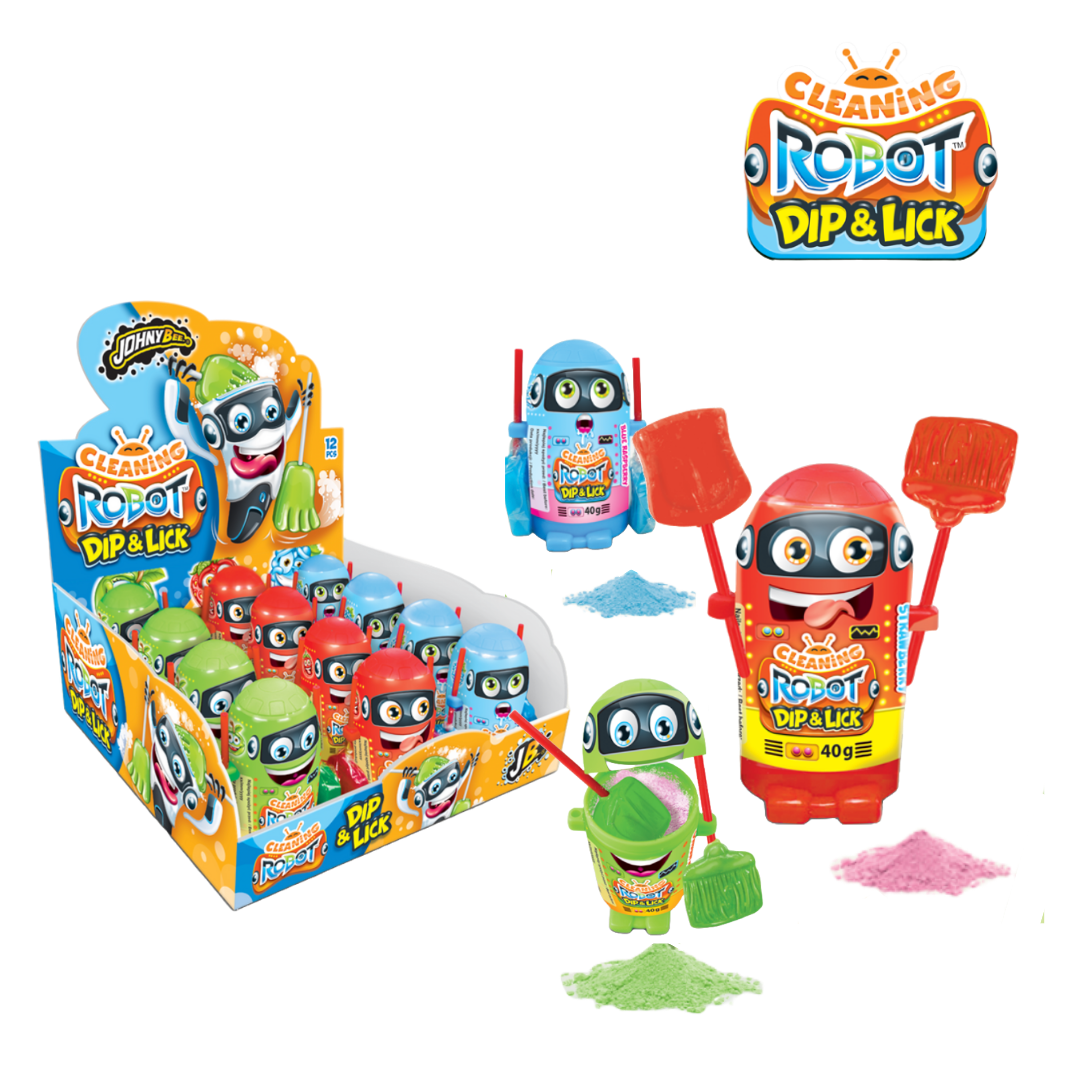 Johny Bee Robot Cleaning Dip and Lick – Le robot qui fait le plein de ...